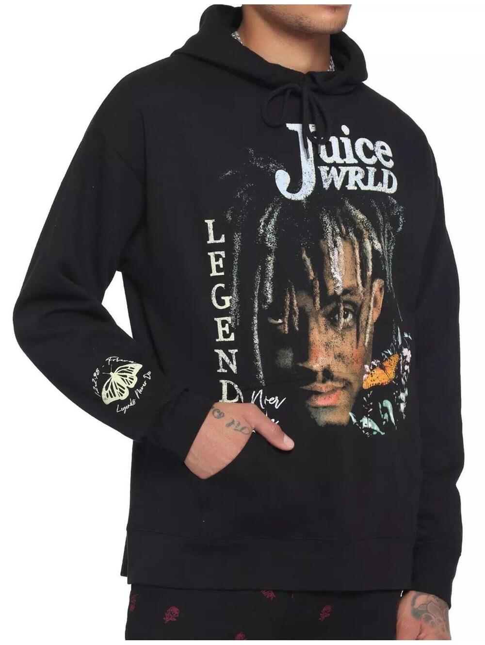 Juice WRLD Legends Never Die Pullover Hoodie Men’s Size Medium EUC